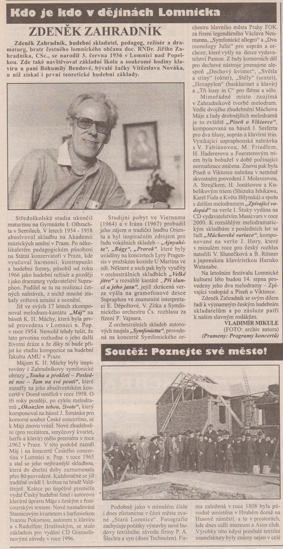 Z dějin Lomnicka